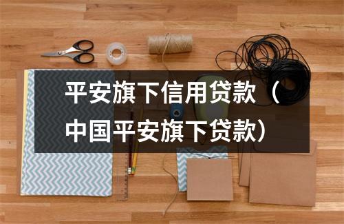 平安旗下信用贷款（中国平安旗下贷款）
