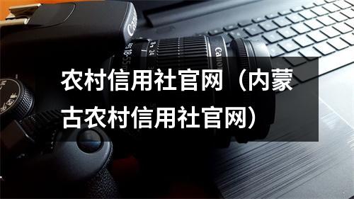 农村信用社官网(内蒙古农村信用社官网)