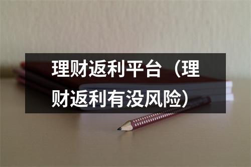 理财返利平台（理财返利有没风险）