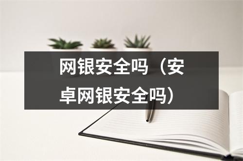 网银安全吗(安卓网银安全吗)