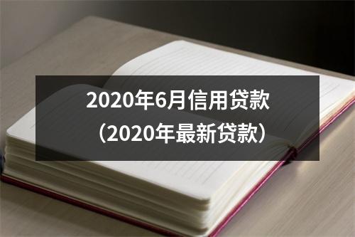 2020年6月信用贷款（2020年最新贷款）