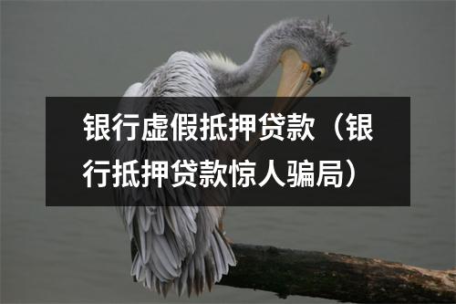 银行虚假抵押贷款（银行抵押贷款惊人骗局）