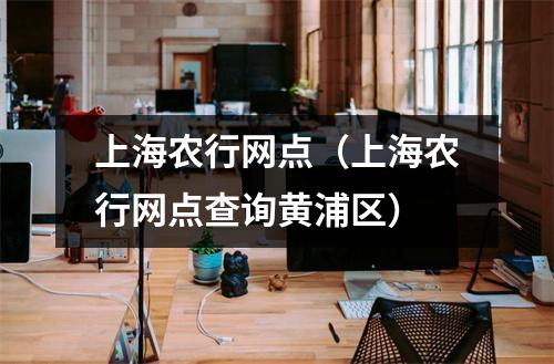 上海农行网点（上海农行网点查询黄浦区）