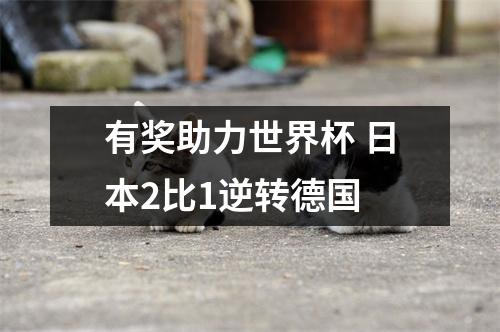有奖助力世界杯 日本2比1逆转德国
