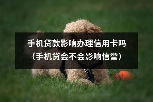 手机贷款影响办理信用卡吗（手机贷会不会影响信誉）