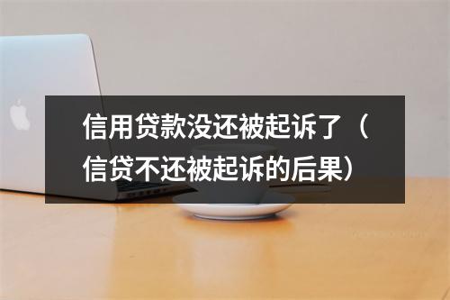 信用贷款没还被起诉了（信贷不还被起诉的后果）