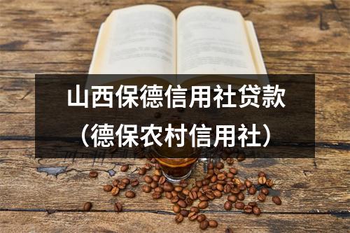 山西保德信用社贷款（德保农村信用社）