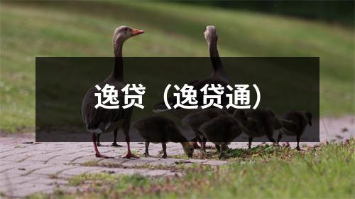 逸贷（逸贷通）