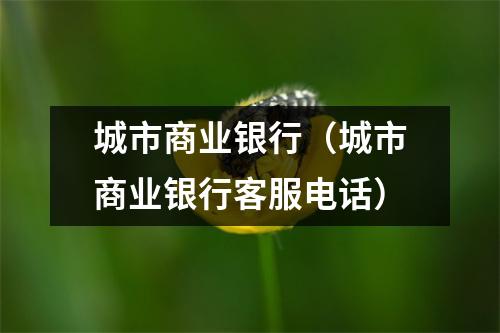 城市商业银行（城市商业银行客服电话）