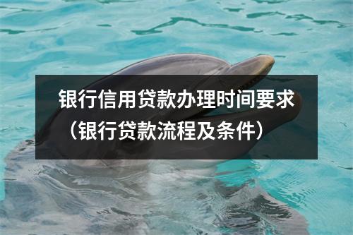 银行信用贷款办理时间要求（银行贷款流程及条件）