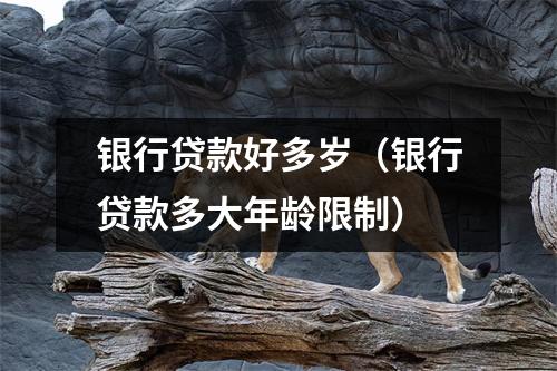 银行贷款好多岁（银行贷款多大年龄限制）