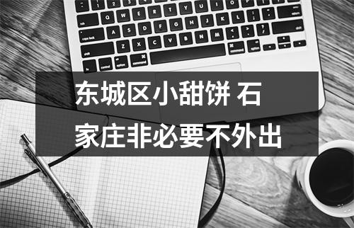 东城区小甜饼 石家庄非必要不外出