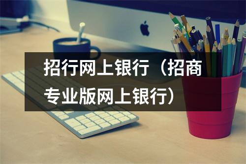 招行网上银行（招商专业版网上银行）