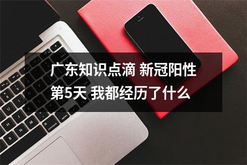 广东知识点滴 新冠阳性第5天 我都经历了什么