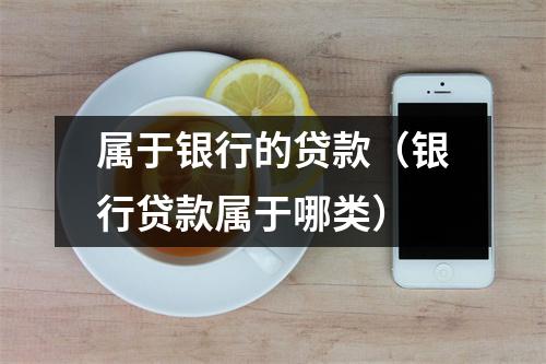 属于银行的贷款（银行贷款属于哪类）