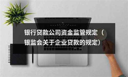 银行贷款公司资金监管规定（银监会关于企业贷款的规定）
