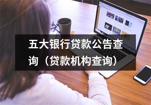 五大银行贷款公告查询（贷款机构查询）