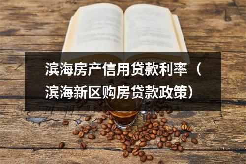滨海房产信用贷款利率（滨海新区购房贷款政策）