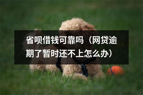 省呗借钱可靠吗（网贷逾期了暂时还不上怎么办）