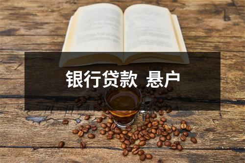 银行贷款  悬户