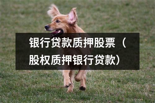 银行贷款质押股票（股权质押银行贷款）