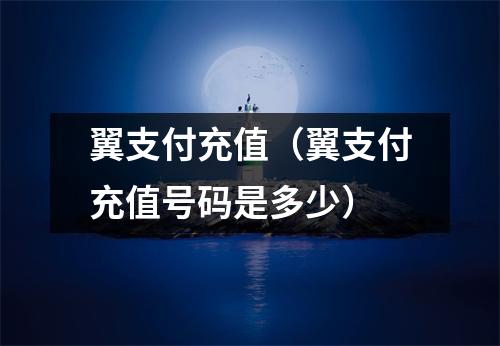 翼支付充值（翼支付充值号码是多少）