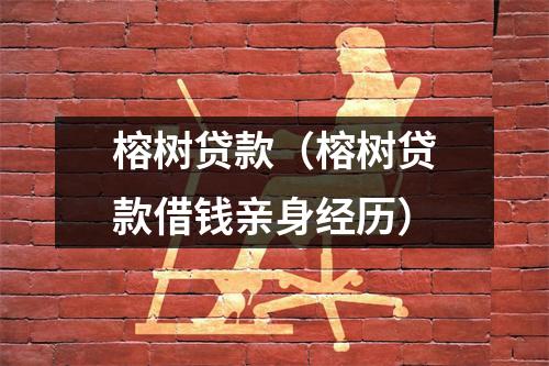 榕树贷款(榕树贷款借钱亲身经历)