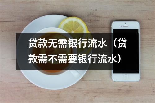 贷款无需银行流水（贷款需不需要银行流水）