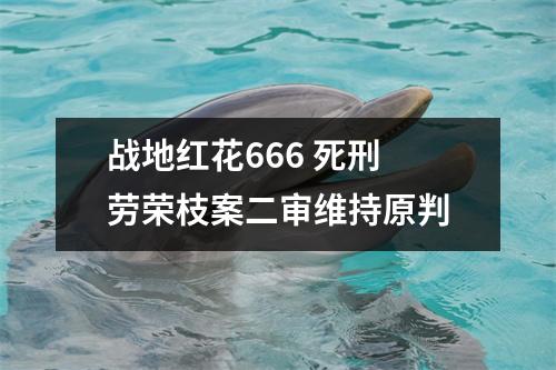 战地红花666 死刑 劳荣枝案二审维持原判