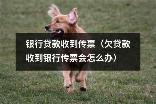银行贷款收到传票（欠贷款收到银行传票会怎么办）