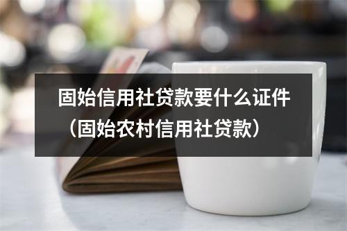 固始信用社贷款要什么证件（固始农村信用社贷款）