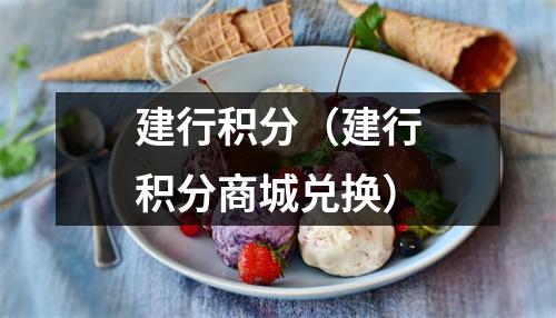 建行积分（建行积分商城兑换）