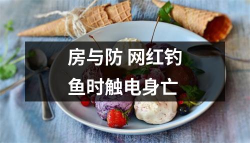 房与防 网红钓鱼时触电身亡