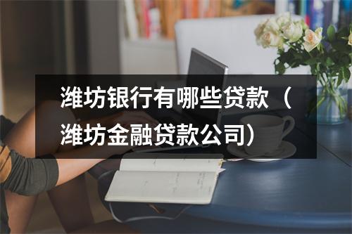 潍坊银行有哪些贷款（潍坊金融贷款公司）
