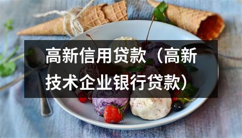 高新信用贷款（高新技术企业银行贷款）