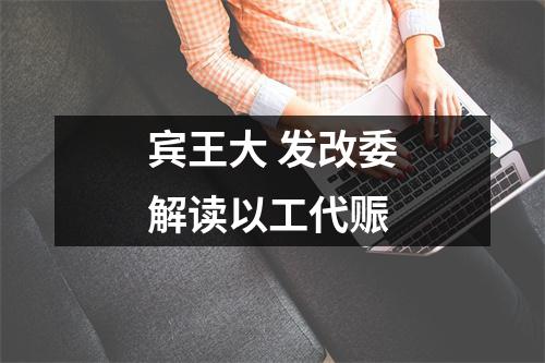 宾王大 发改委解读以工代赈