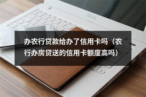 办农行贷款给办了信用卡吗(农行办房贷送的信用卡额度高吗)