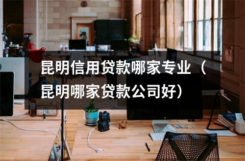 昆明信用贷款哪家专业（昆明哪家贷款公司好）