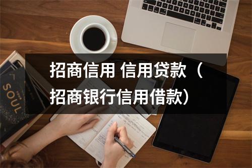 招商信用 信用贷款（招商银行信用借款）