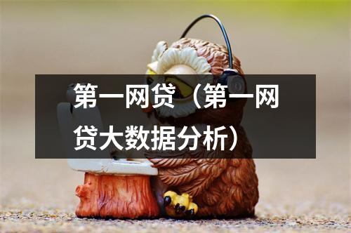 第一网贷（第一网贷大数据分析）
