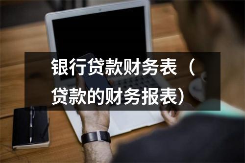 银行贷款财务表（贷款的财务报表）
