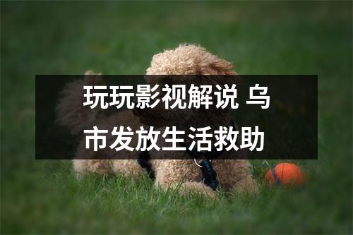 玩玩影视解说 乌市发放生活救助