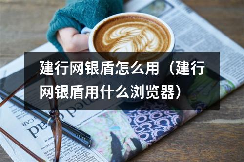 建行网银盾怎么用（建行网银盾用什么浏览器）