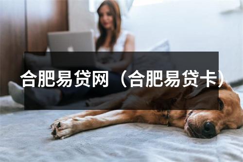 合肥易贷网（合肥易贷卡）