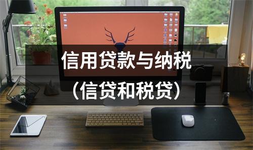 信用贷款与纳税（信贷和税贷）