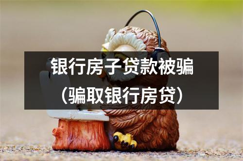 银行房子贷款被骗（骗取银行房贷）