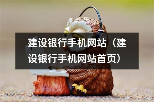 建设银行手机网站（建设银行手机网站首页）