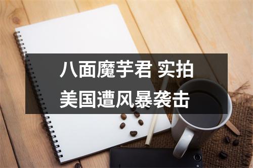 八面魔芋君 实拍美国遭风暴袭击