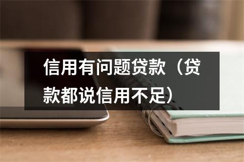 信用有问题贷款（贷款都说信用不足）