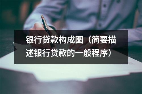 银行贷款构成图（简要描述银行贷款的一般程序）